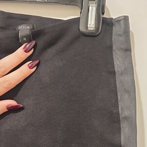 J. Crew Black Pencil Skirt